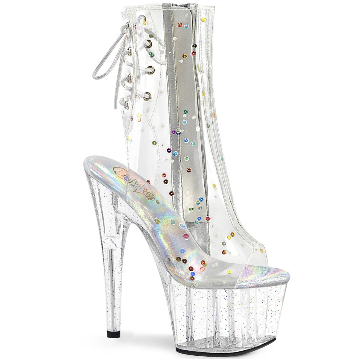Pleaser Stivaletti ADORE-1018C-2 CLR TPU / CLR