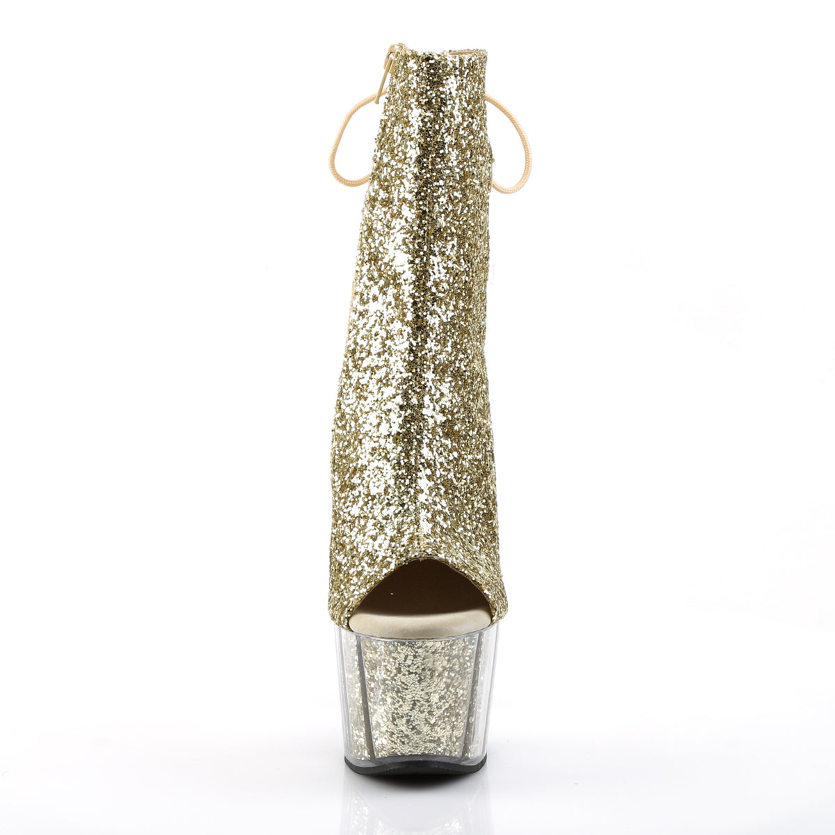 Pleaser Stivaletti da donna ADORE-1018g glitter oro / glitter oro