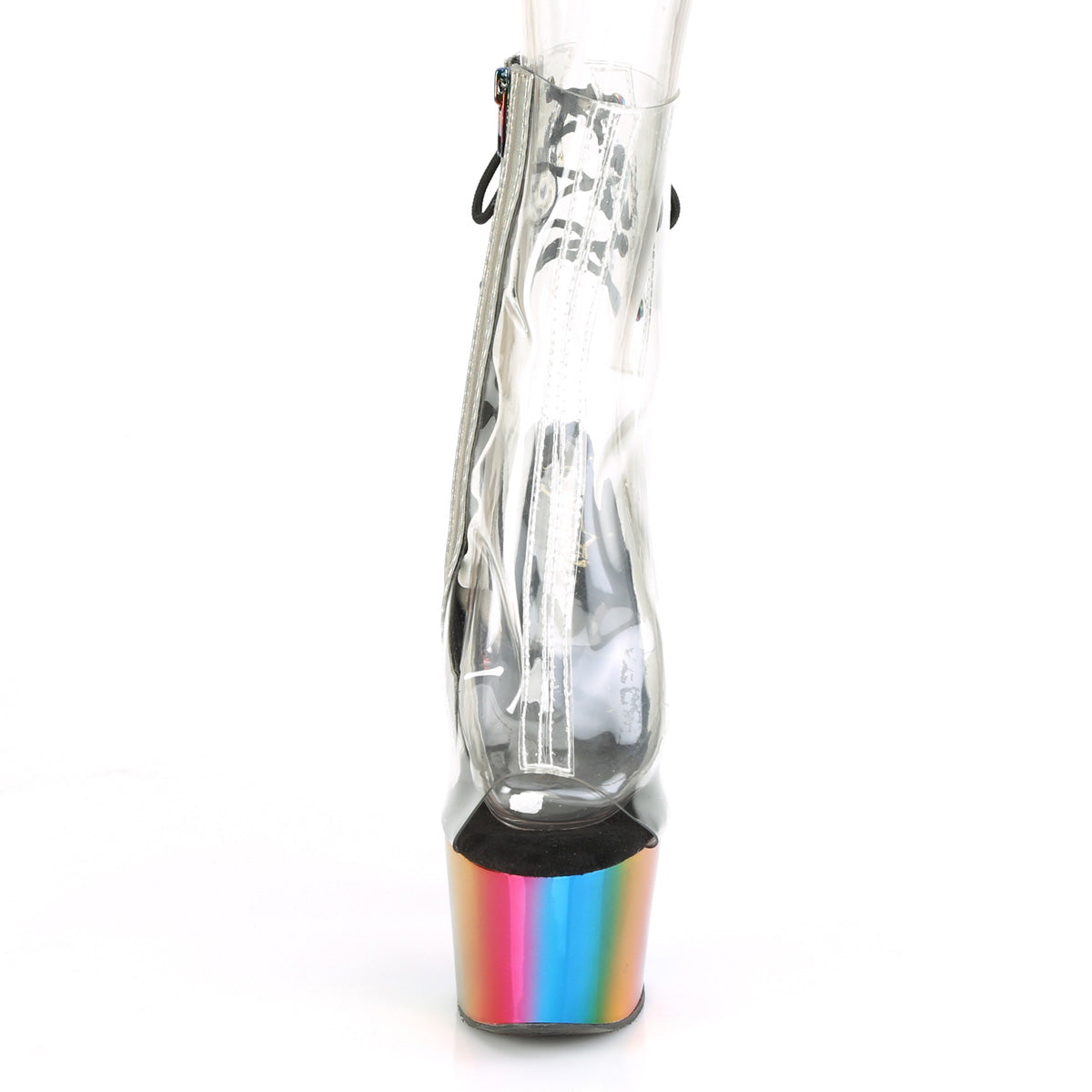 Pleaser Stivaletti da donna ADORE-1018RC CLR /Rainbow Cromo