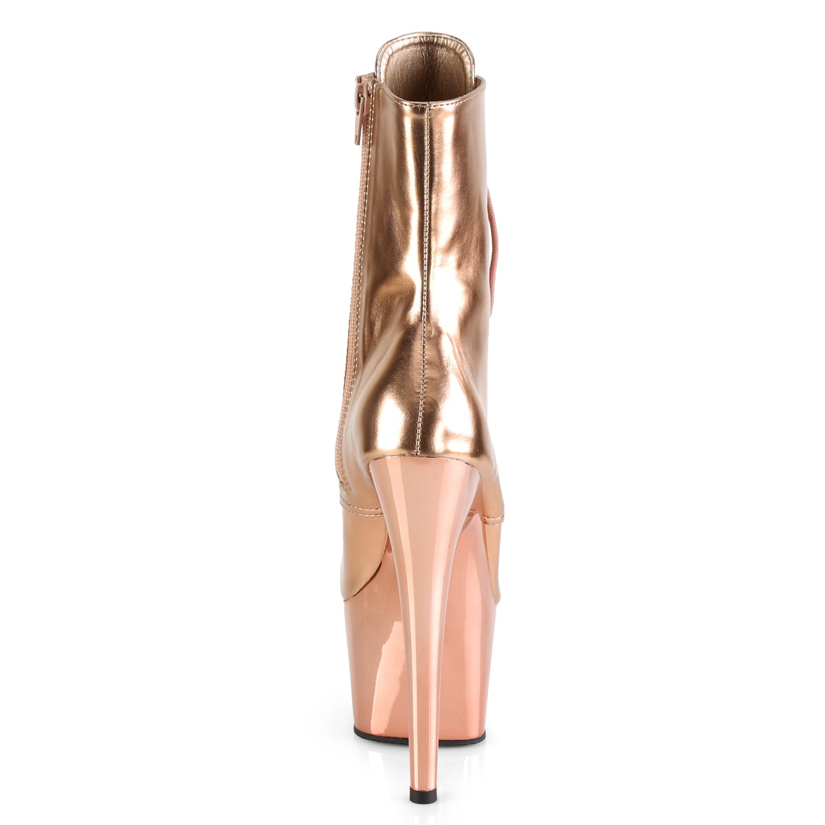 Pleaser Stivaletti da donna ADORE-1020 oro rosa metallico PU / rosa oro cromato