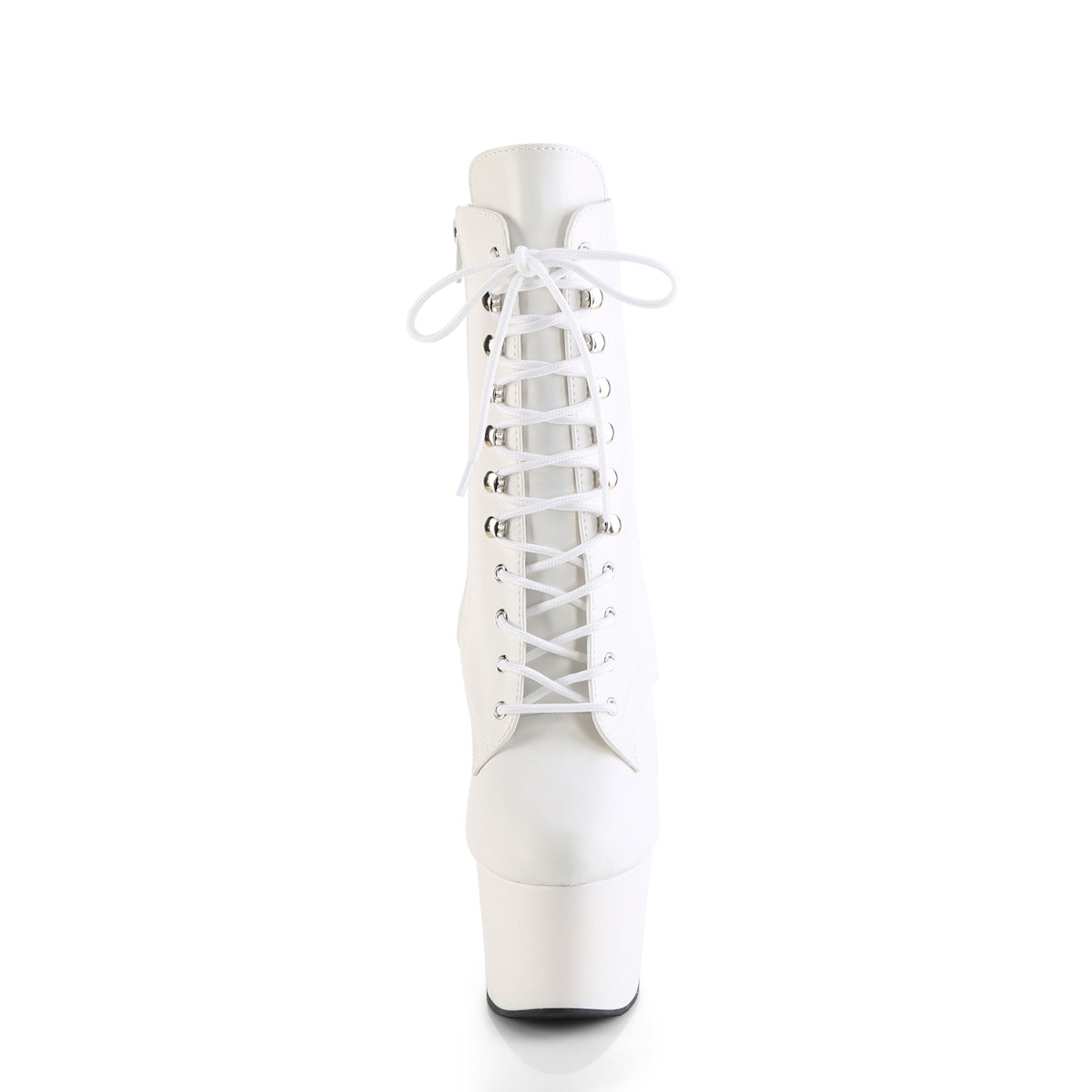 Pleaser ADORE-1020 Wht Faux Leather/Wht Matte