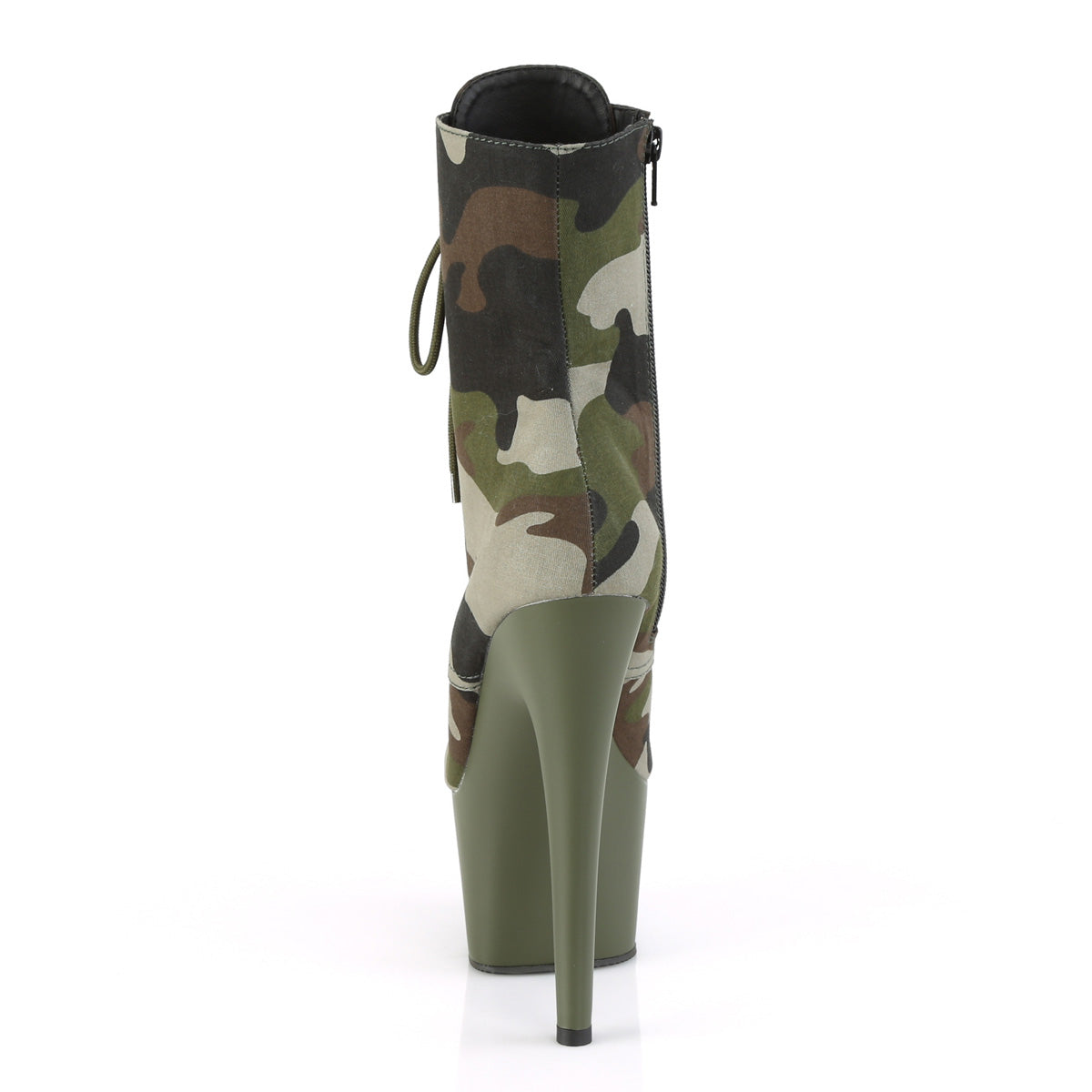 Pleaser Stivaletti da donna ADORE-1020Camo Tessuto Camo verde / Dark Olive Opaco
