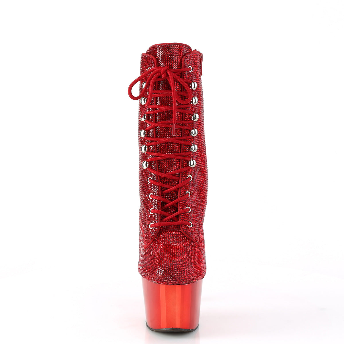 Pleaser Stivaletti ADORE-1020Chrs Rs / Red Chrome