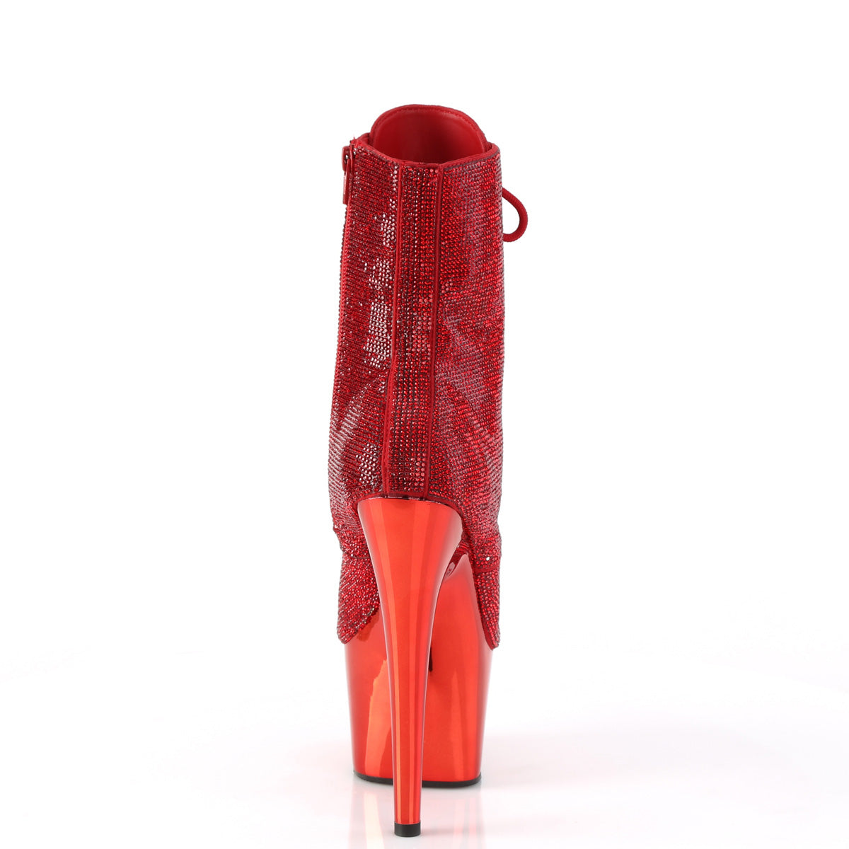 Pleaser Stivaletti ADORE-1020Chrs Rs / Red Chrome