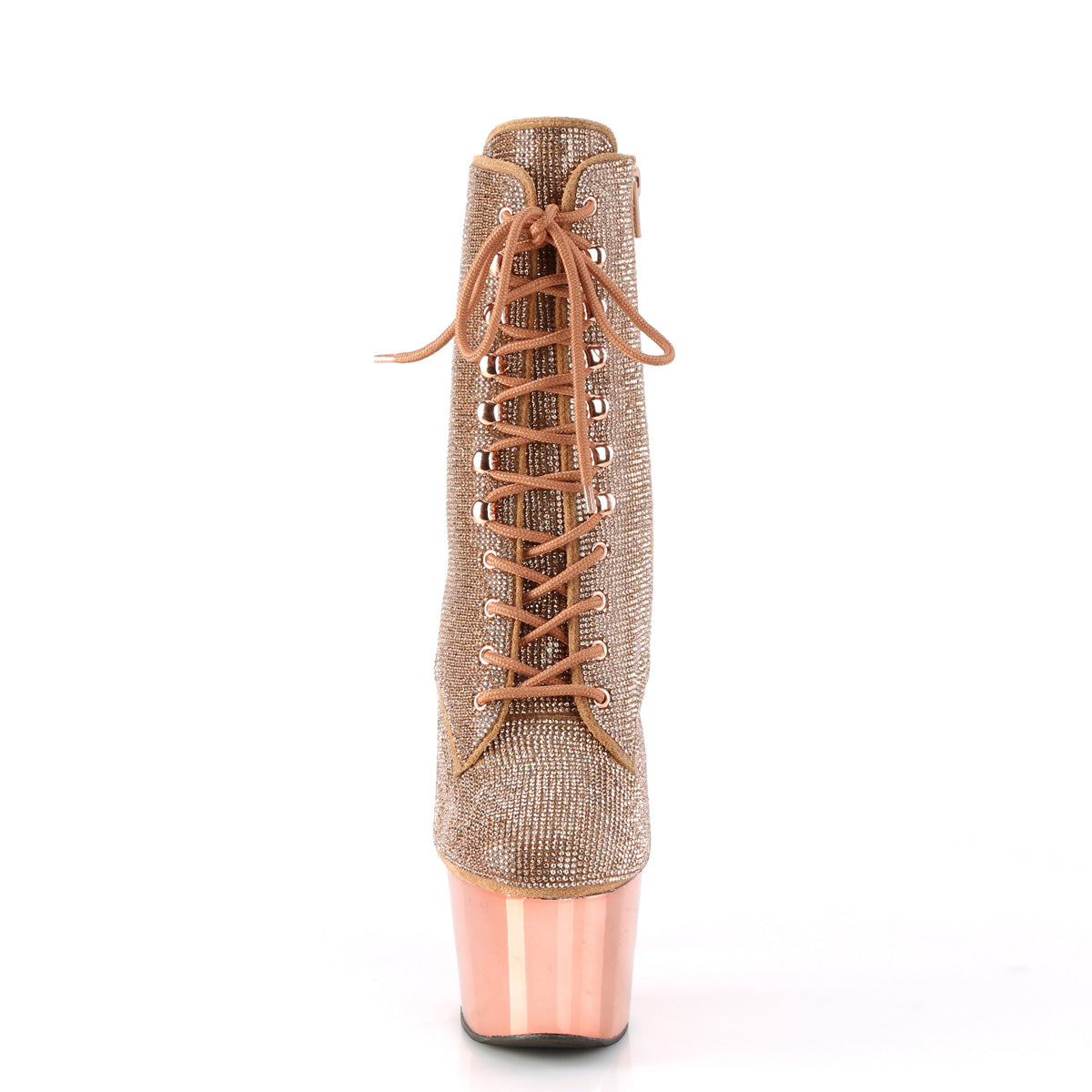 Pleaser Stivaletti ADORE-1020Chrs Gold Rose / Rose Gold Chrome