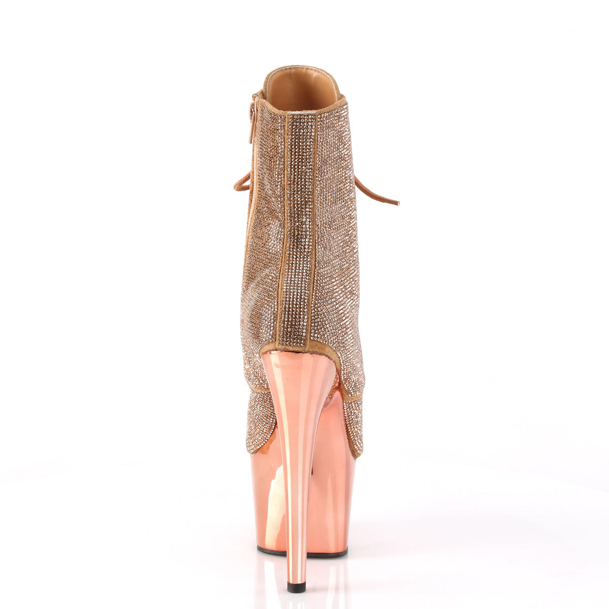 Pleaser Stivaletti ADORE-1020Chrs Gold Rose / Rose Gold Chrome