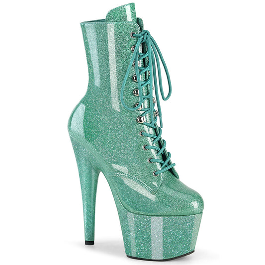 Pleaser   ADORE-1020gp Aqua glitter pat/m
