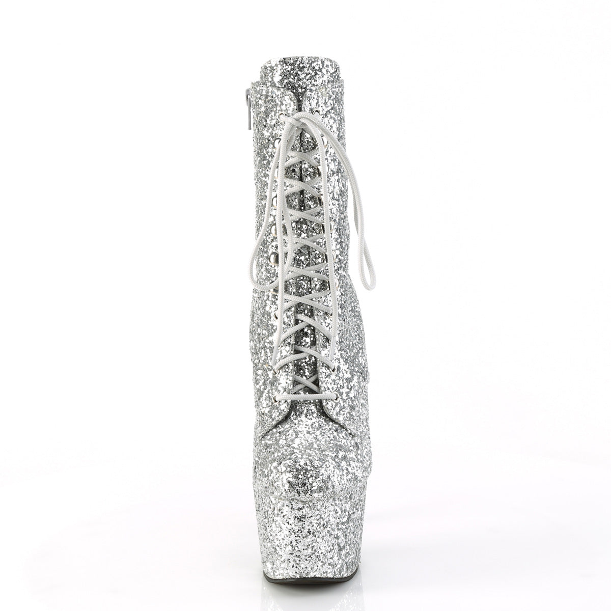 Pleaser Stivali alla caviglia ADORE-1020 gwr glitter d'argento/glitter d'argento