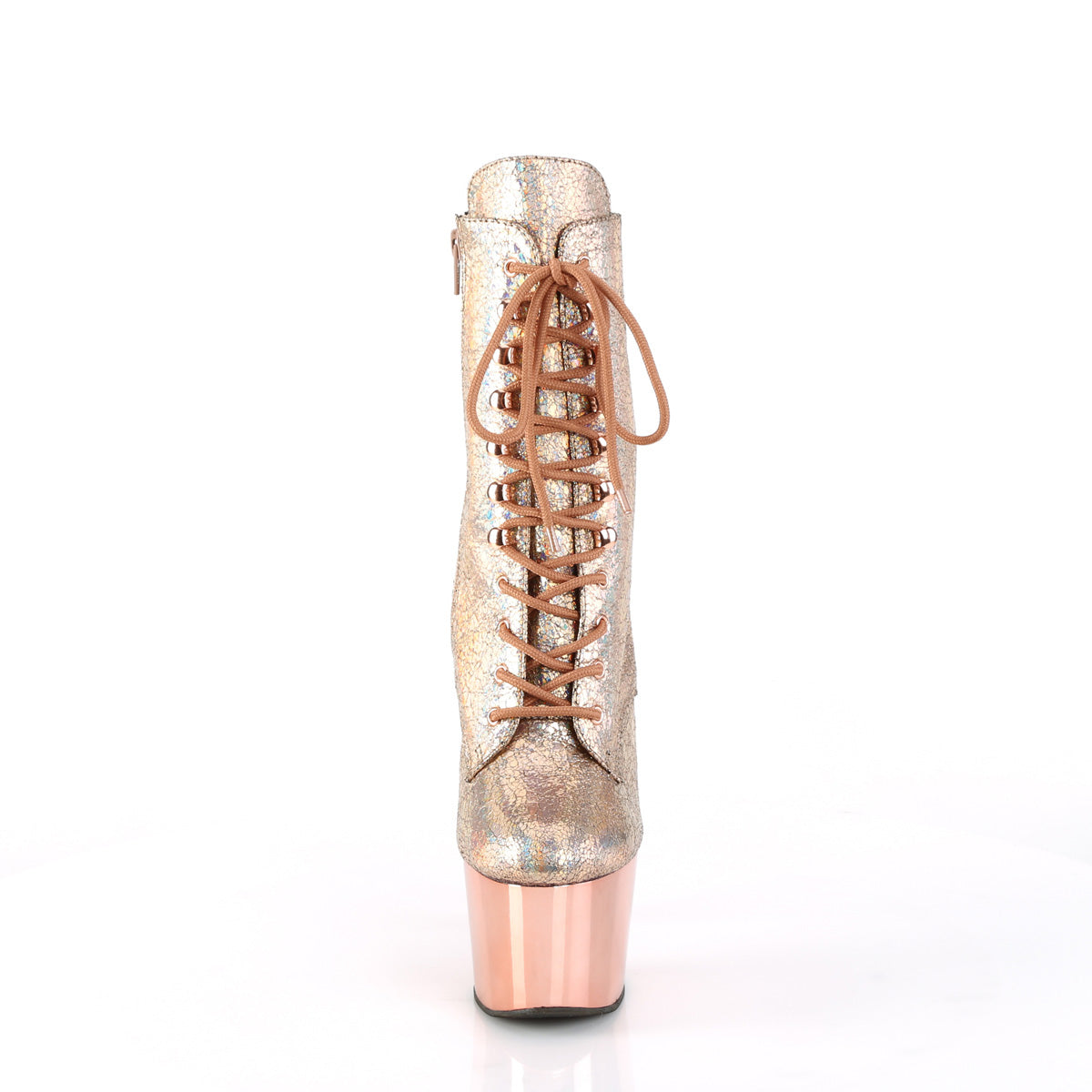 Pleaser Stivaletti ADORE-1020hm oro rosa holo metallico PU / oro rosa cromato
