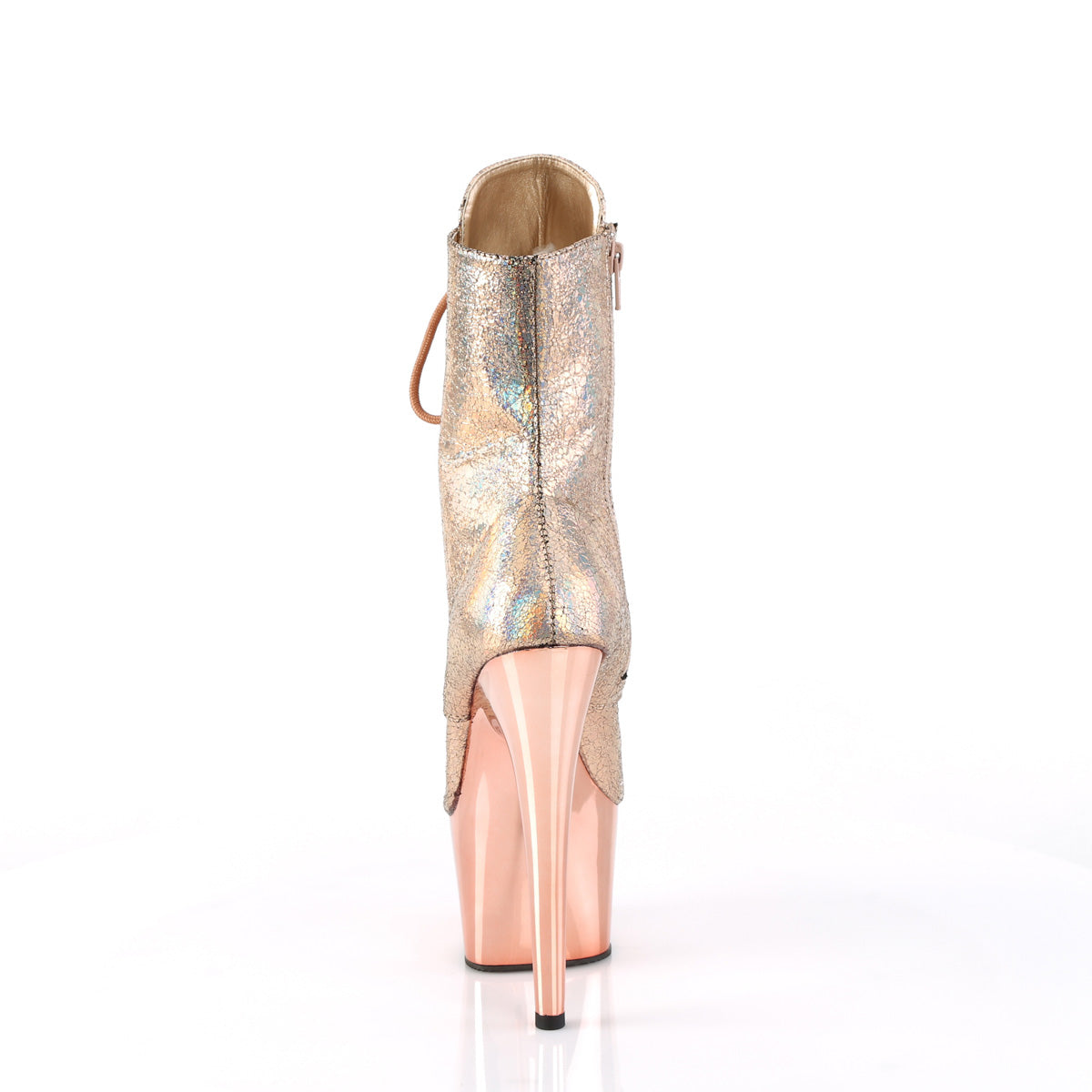 Pleaser Stivaletti ADORE-1020hm oro rosa holo metallico PU / oro rosa cromato