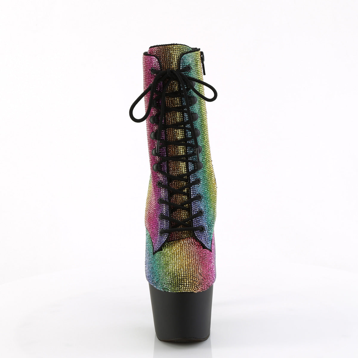 Pleaser Stivaletti ADORE-1020RS Rainbow RS/Blu opaco