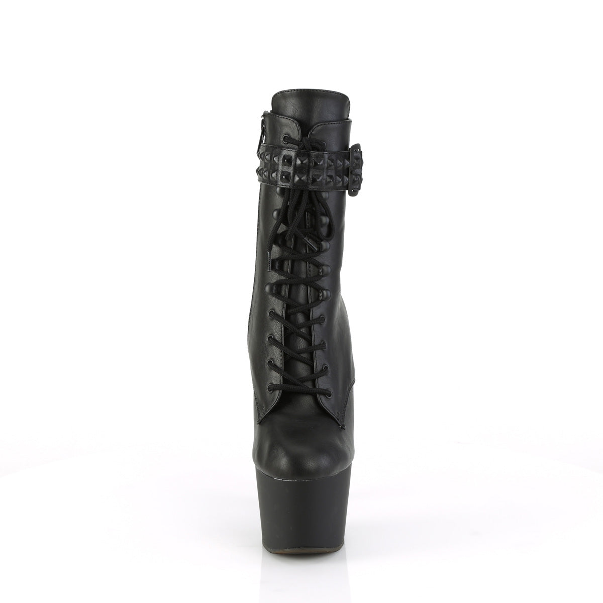 Pleaser Stivaletti ADORE-1020 Str Blk Faux Leather / Black Matte