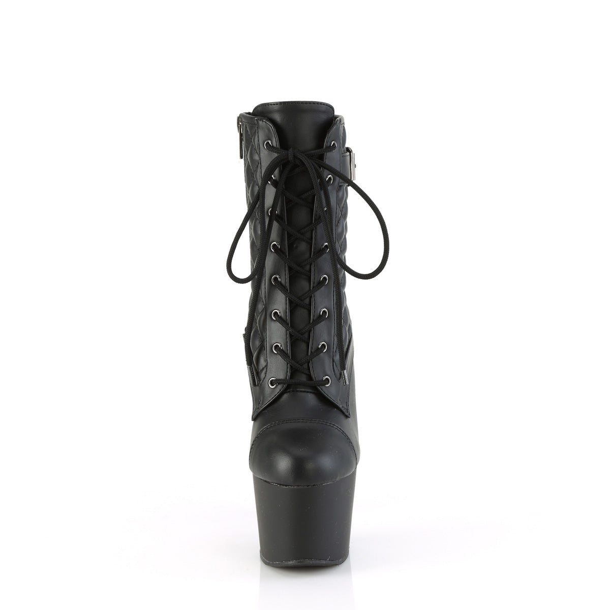 Pleaser ADORE-1033 Blk Faux Le/Blk Matte