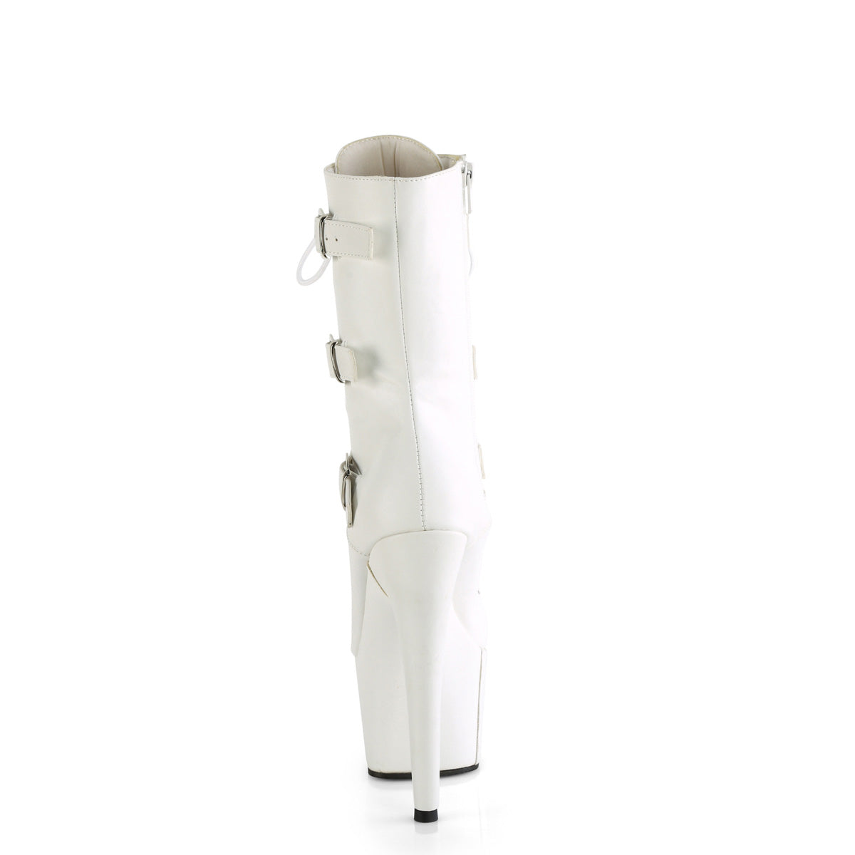 Pleaser ADORE-1043 White Faux Leather/Matching