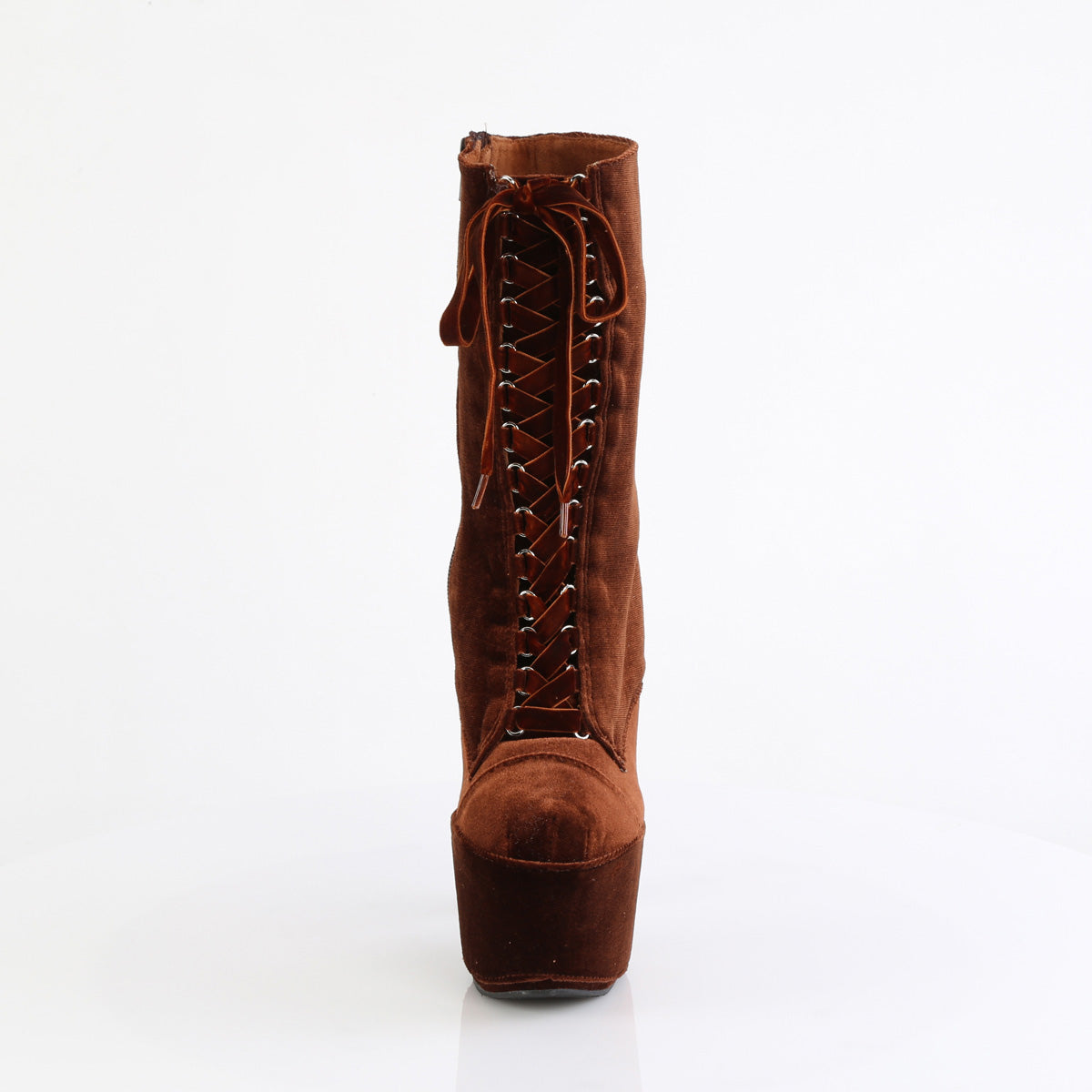 Pleaser ADORE-1045VEL Brown Velvet/M