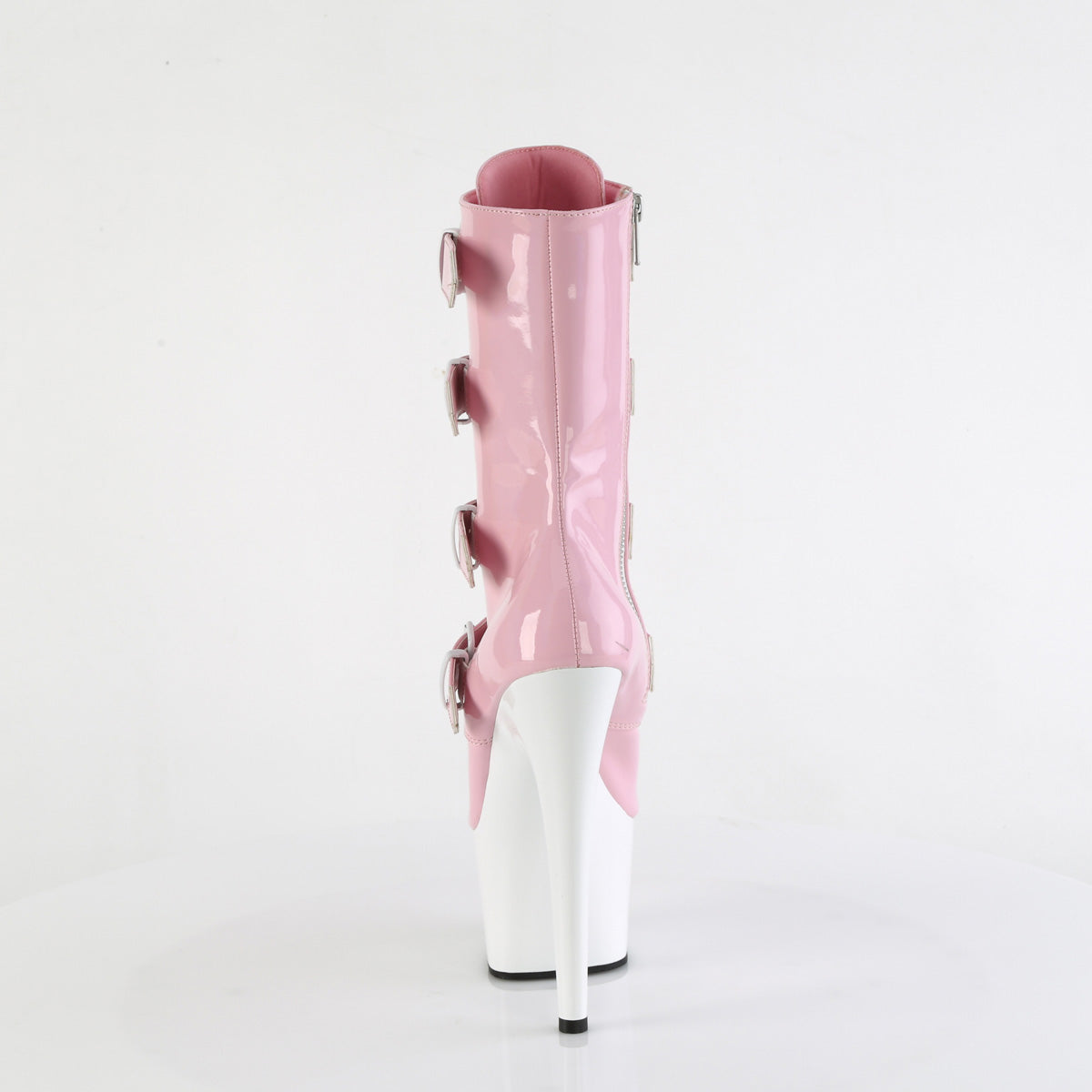 Pleaser ADORE-1046tt B. rosa holo pat/wht