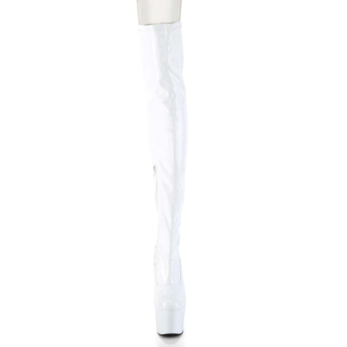Pleaser Stivali da donna ADORE-3000HWR WHT Str. Holo / Wht Holo