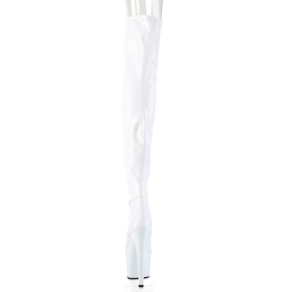 Pleaser Stivali da donna ADORE-3000HWR WHT Str. Holo / Wht Holo