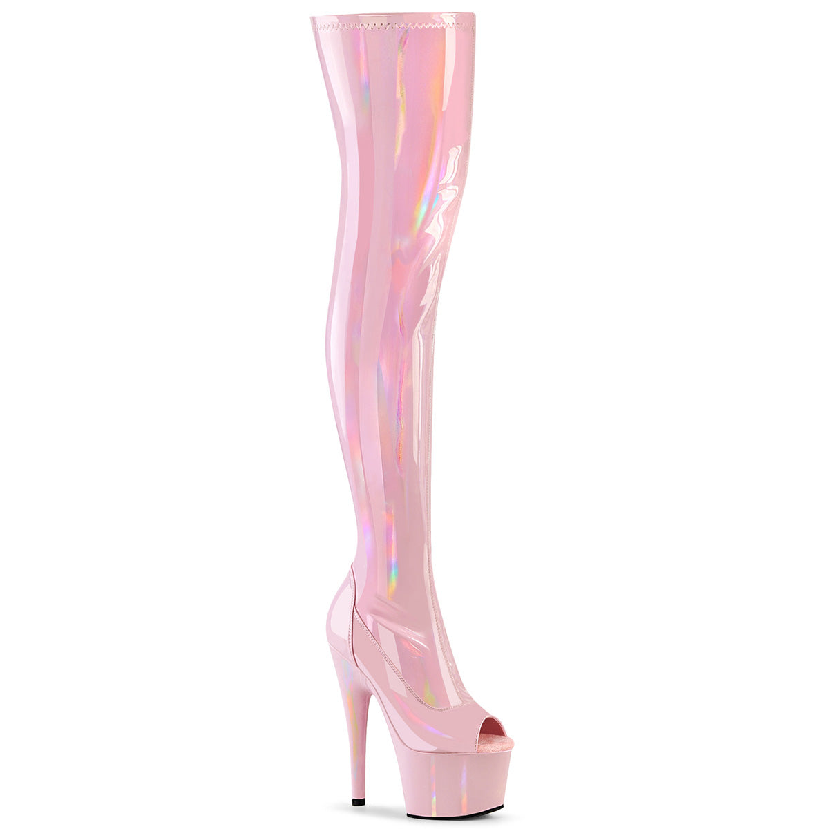 Pleaser ADORE-3011HWR B. Pink Str. Holo/b. Rosa