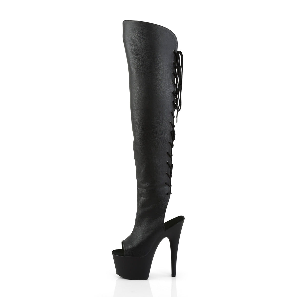 Pleaser Stivali da donna ADORE-3019 Blk in ecopelle / BLK opaco
