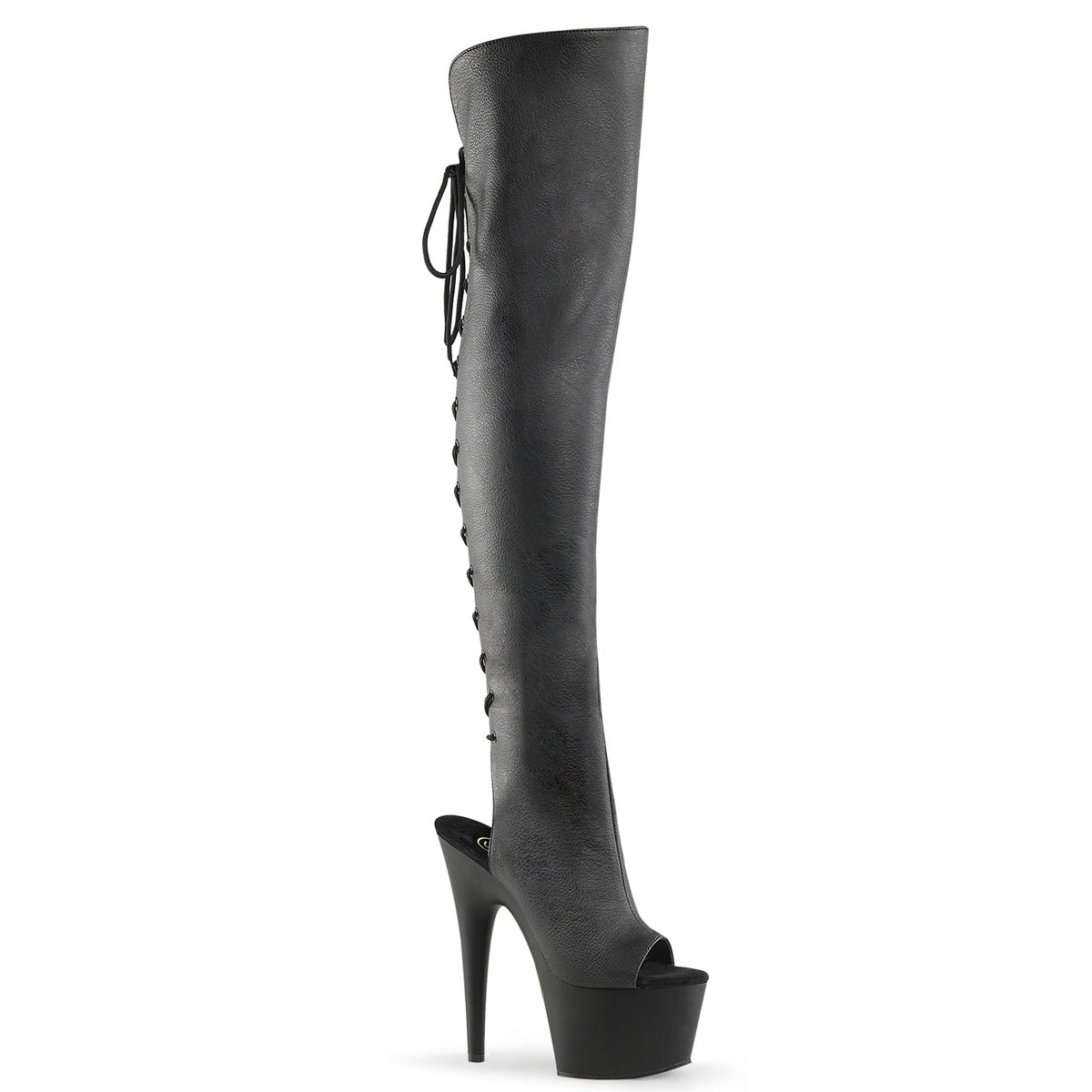 Pleaser Stivali da donna ADORE-3019 Blk in ecopelle / BLK opaco