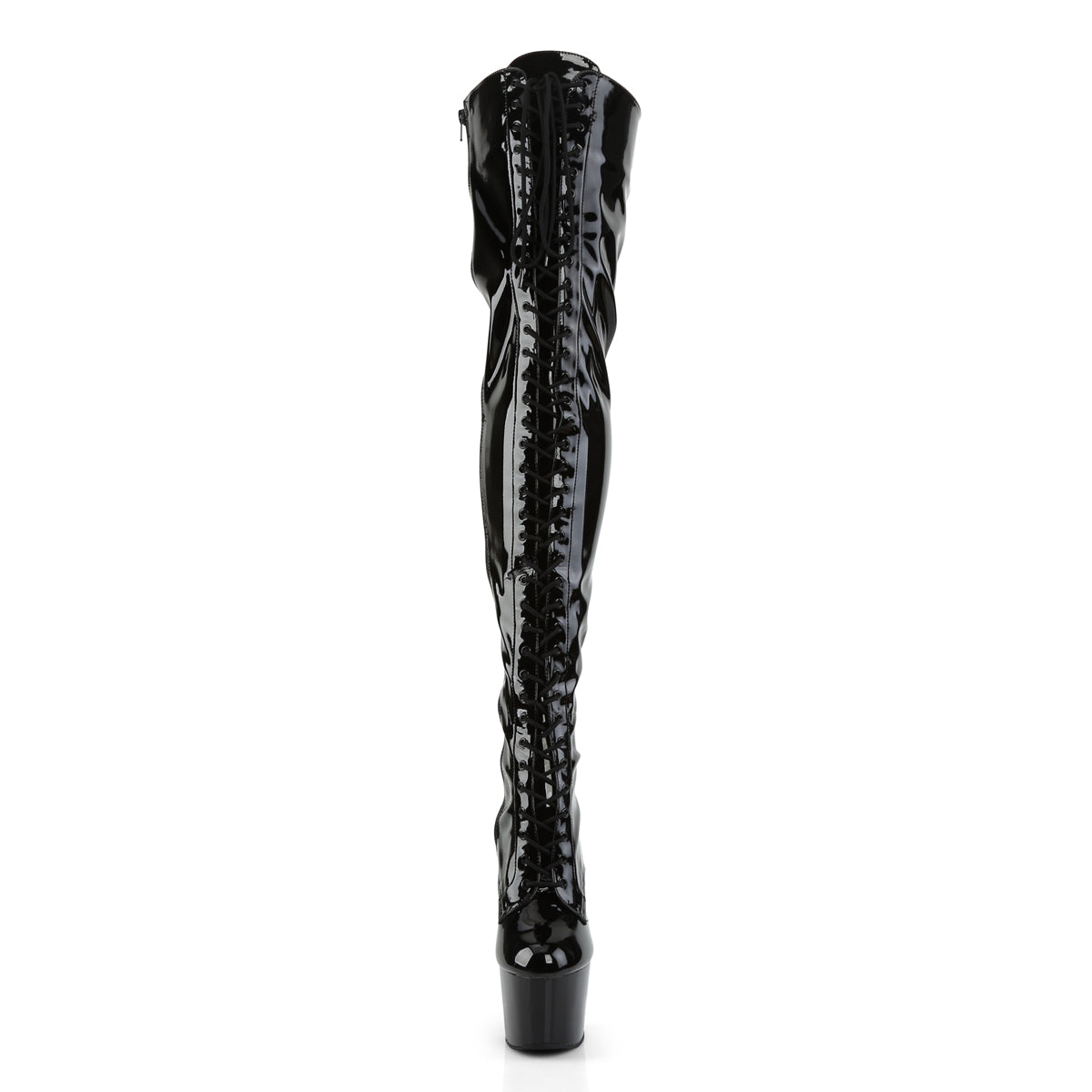 Pleaser Stivali da donna ADORE-3023 Blk Str Pat / Blk