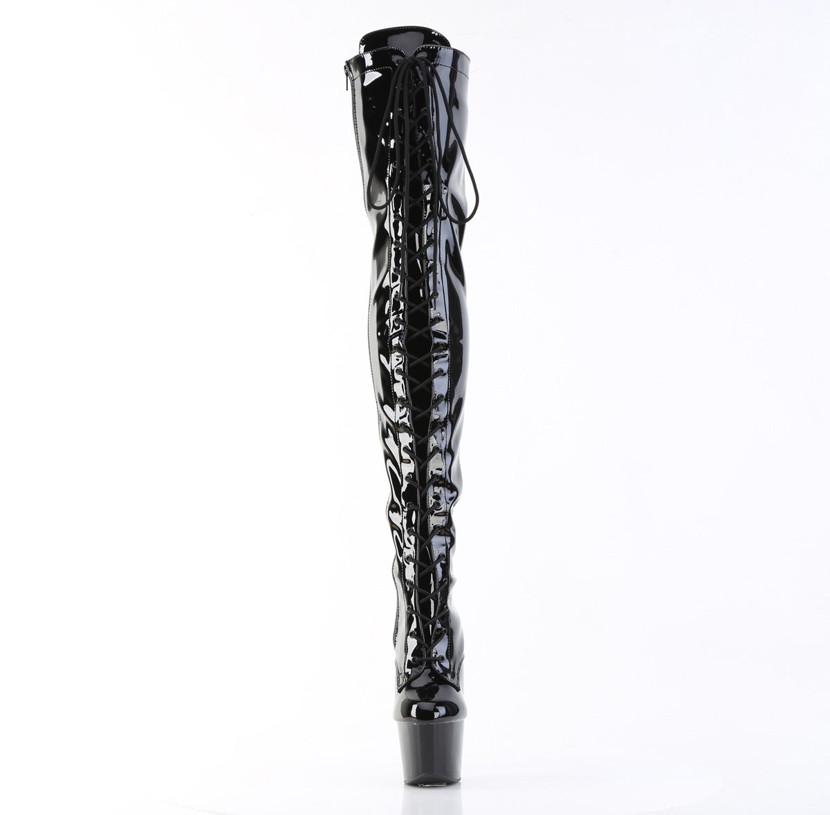 Pleaser Stivali da donna ADORE-3023 Blk Str Pat / Blk