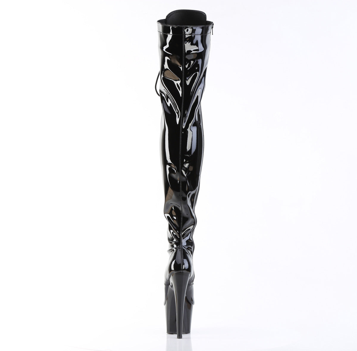 Pleaser Stivali da donna ADORE-3023 Blk Str Pat / Blk