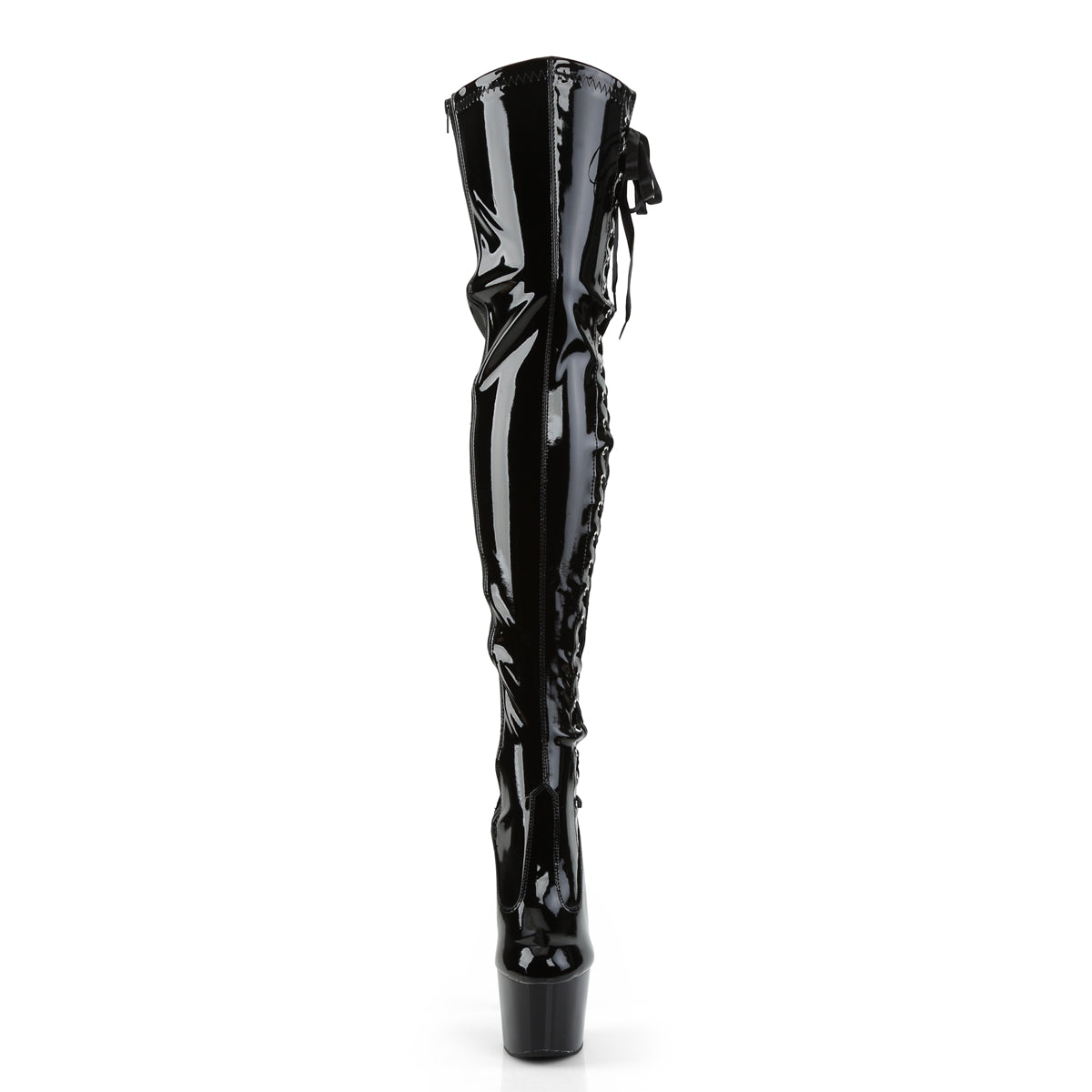 Pleaser Stivali da donna ADORE-3050 BLK STR PAT / BLK