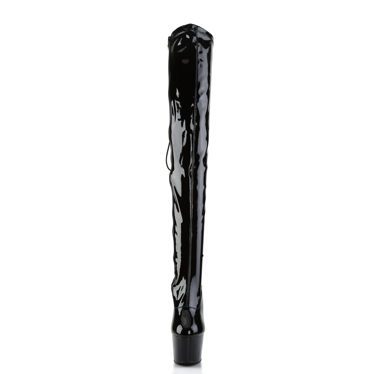 Pleaser Stivali da donna ADORE-3063 BLK STR PAT / BLK