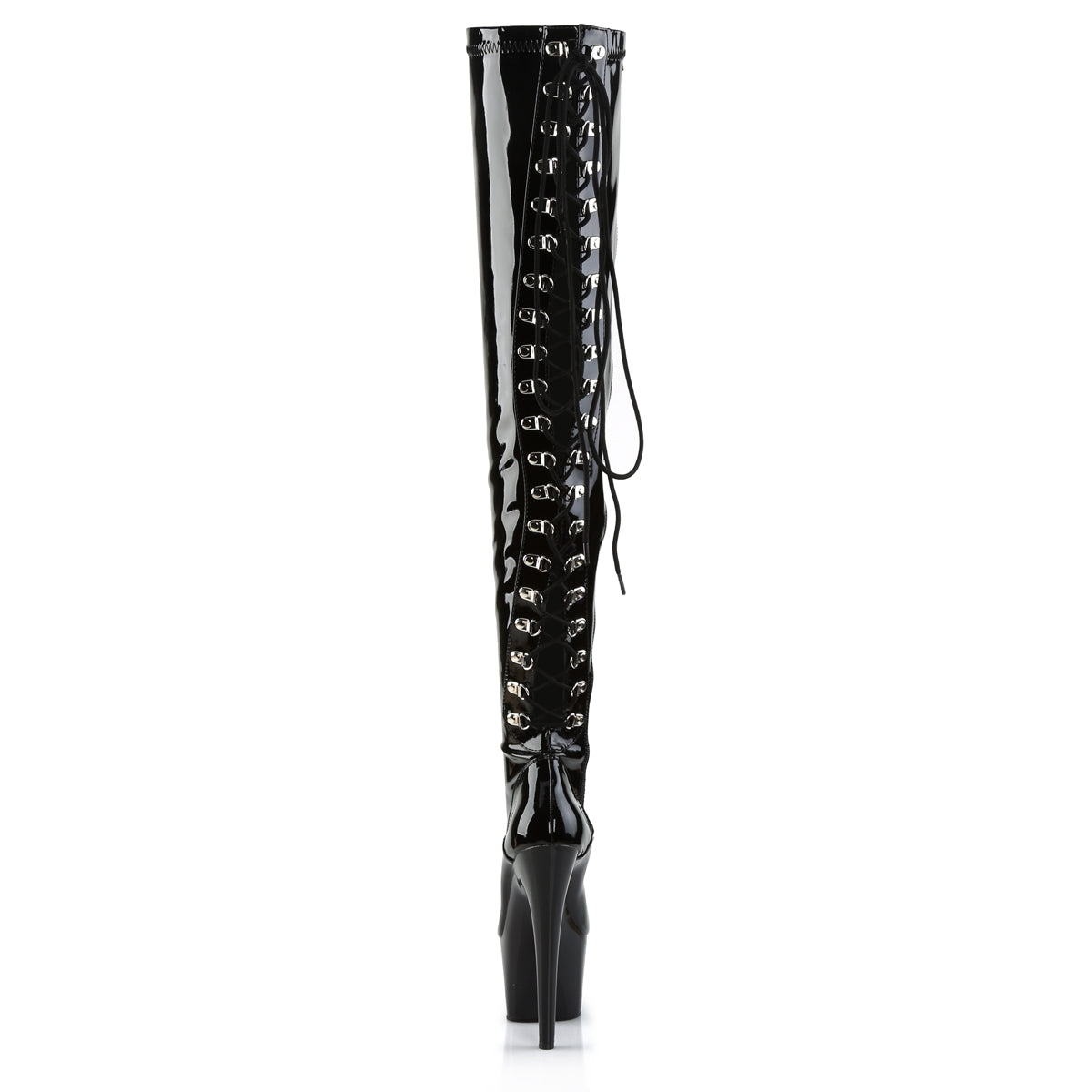 Pleaser Stivali da donna ADORE-3063 BLK STR PAT / BLK