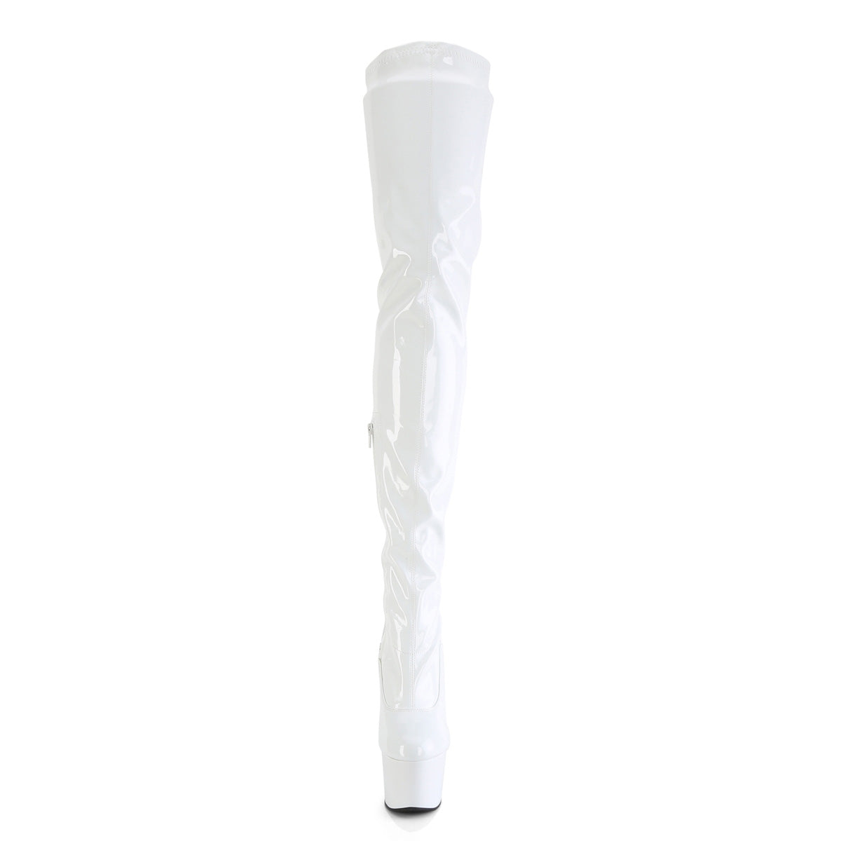 Pleaser ADORE-4000 WHT STR PAT/WHT