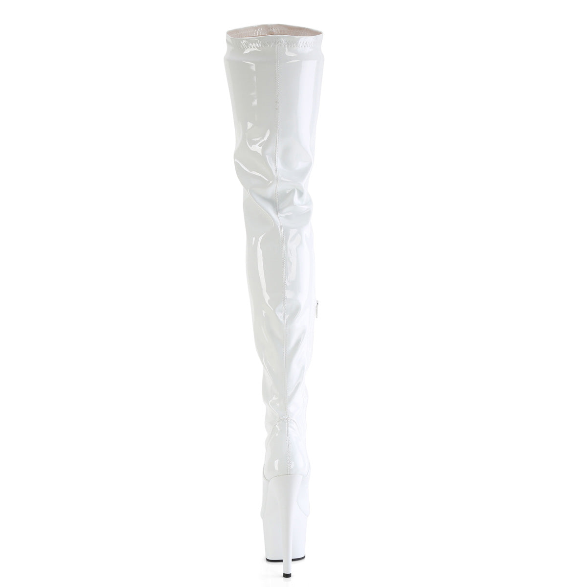 Pleaser ADORE-4000 WHT STR PAT/WHT