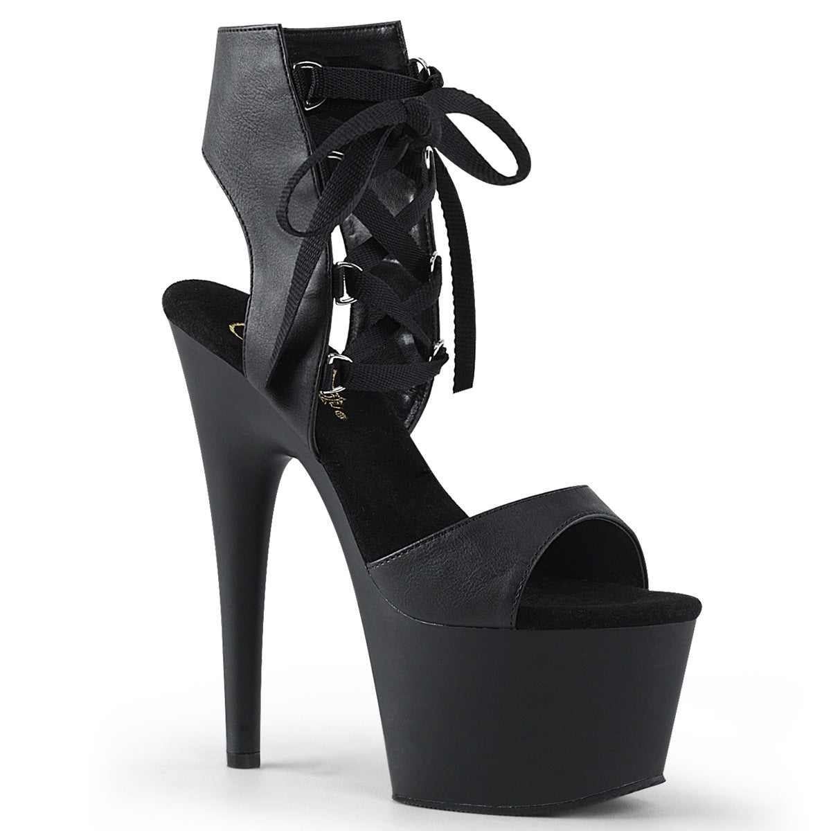 Pleaser Sandali da donna ADORE-700-14 BLK Pelle ecopelle / Blk Matte
