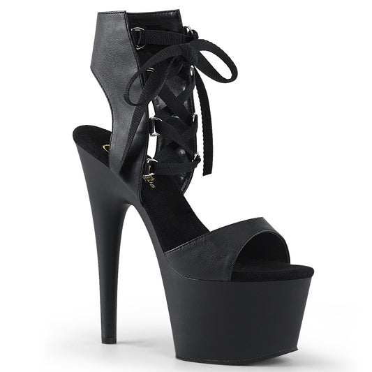 Pleaser Sandali da donna ADORE-700-14 BLK Pelle ecopelle / Blk Matte