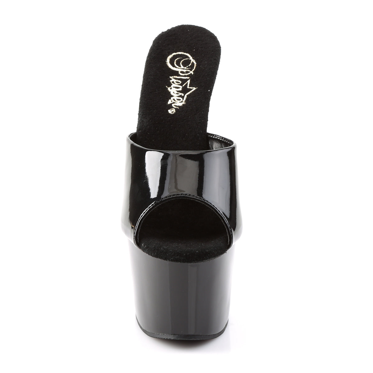 Pleaser Sandali da donna ADORE-701 BLK PAT / BLK