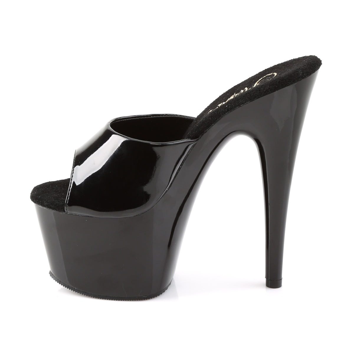 Pleaser Sandali da donna ADORE-701 BLK PAT / BLK