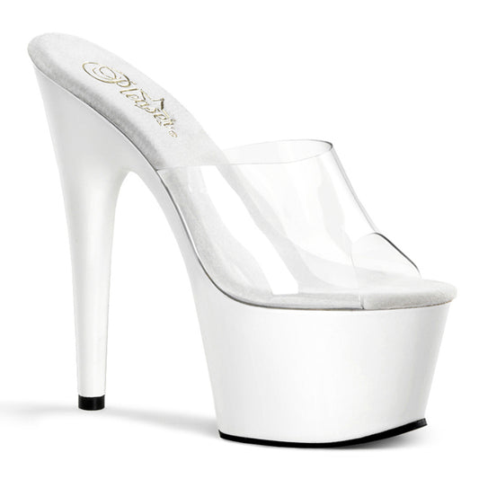 Pleaser Sandali da donna ADORE-701 CLR / WHT