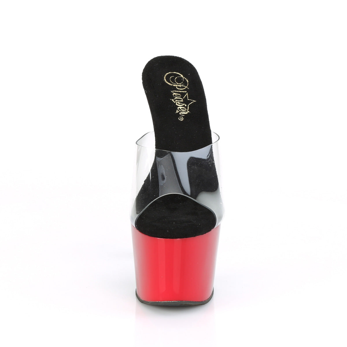 Pleaser Sandali da donna ADORE-701BR CLR / RED-BLK