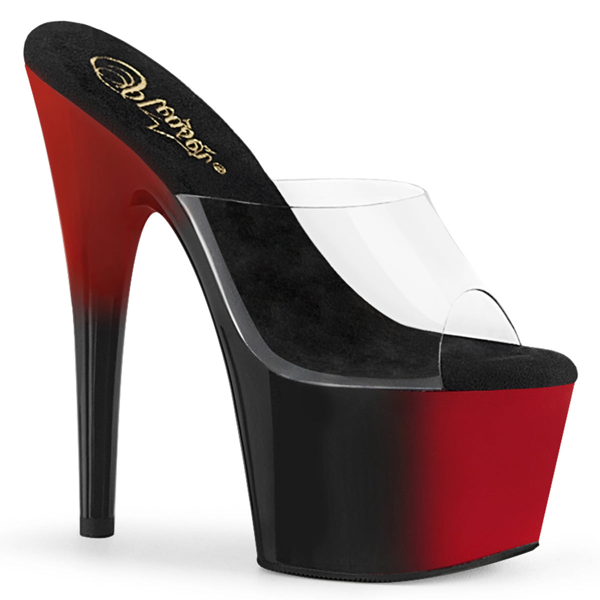 Pleaser Sandali da donna ADORE-701BR CLR / RED-BLK