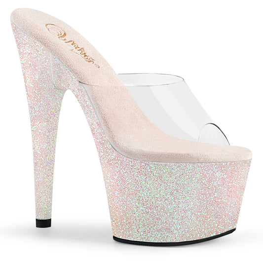 Pleaser Sandali da donna ADORE-701HMG CLR / Opal Multi Mini glitter