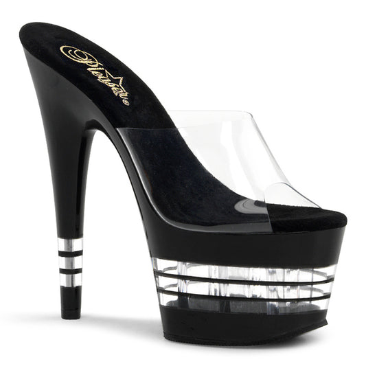 Pleaser Sandali da donna ADORE-701LN CLR / BLK