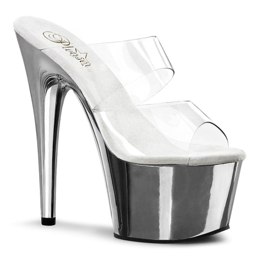 Pleaser Sandali da donna ADORE-702 CLR / SLV Chrome