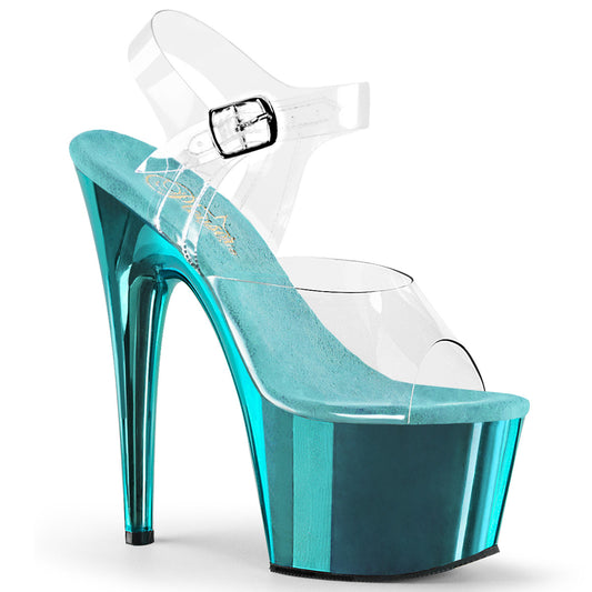 Pleaser Sandali da donna ADORE-708 CLR / Turquoise Chrome