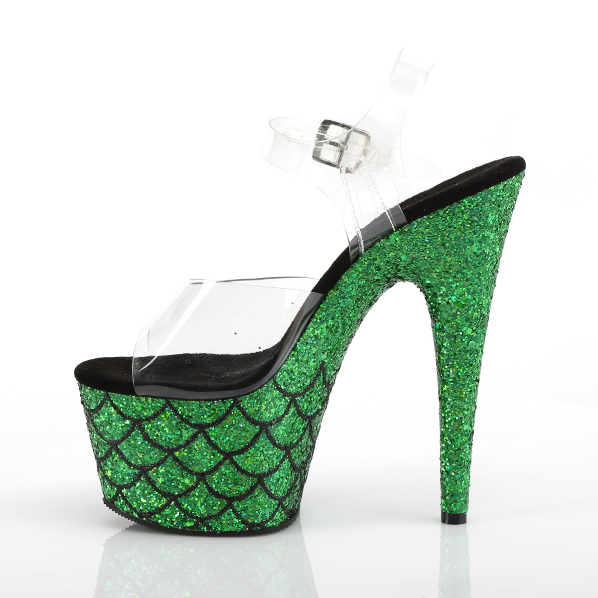 Pleaser Sandali da donna ADORE-708mslg CLR / Green Multitter