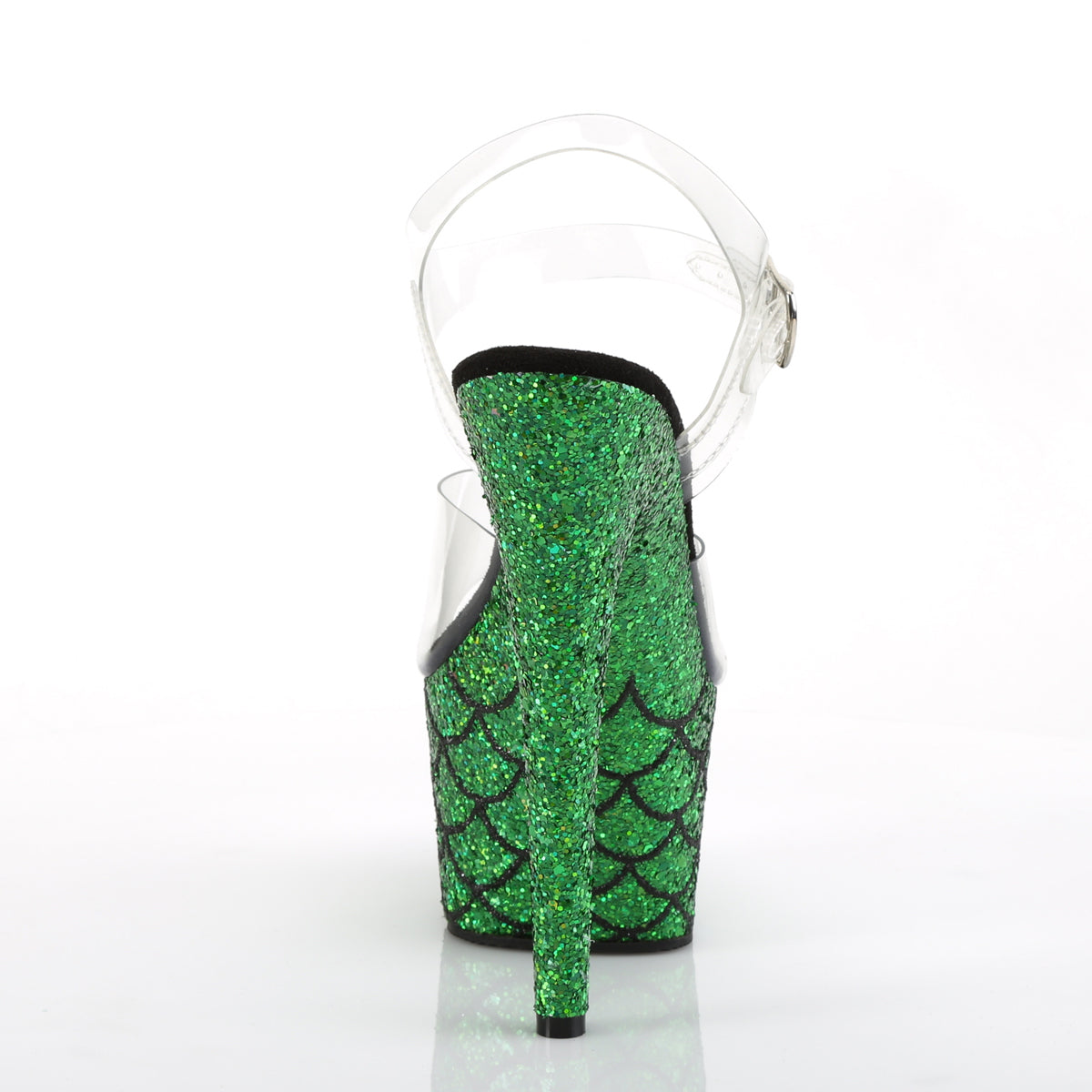 Pleaser Sandali da donna ADORE-708mslg CLR / Green Multitter