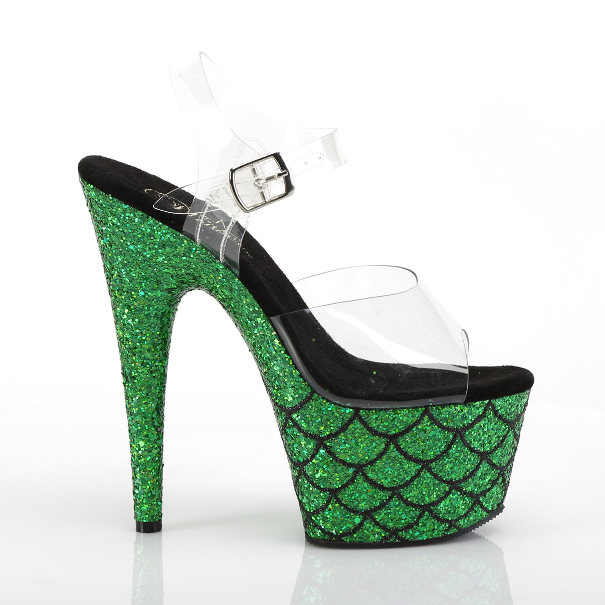 Pleaser Sandali da donna ADORE-708mslg CLR / Green Multitter