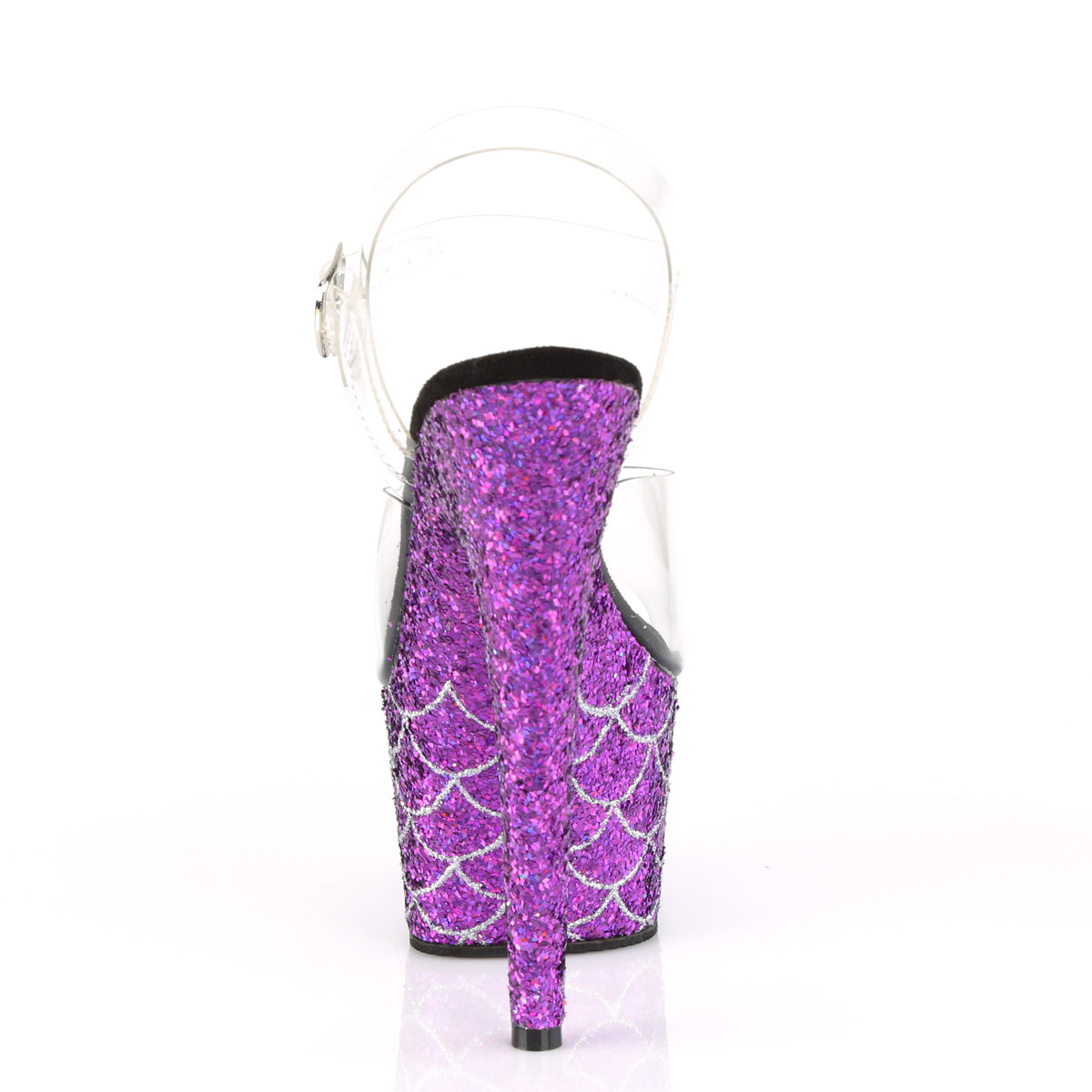 Pleaser Sandali da donna ADORE-708mslg CLR / viola multi glitter