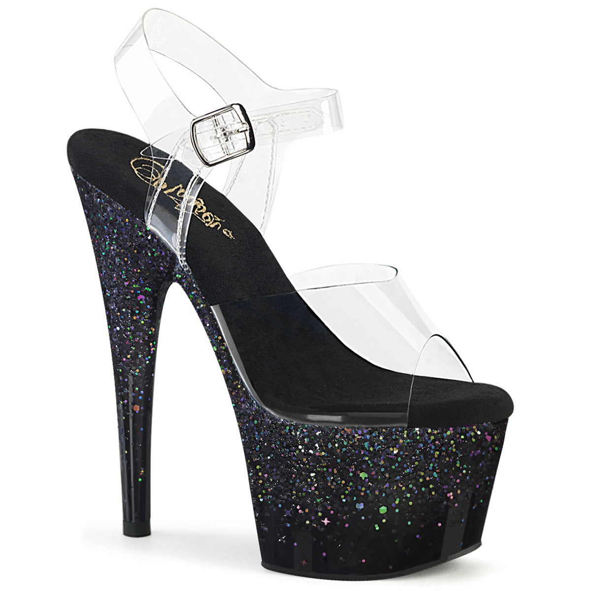 Pleaser ADORE-708SS CLR/BLK Multitter