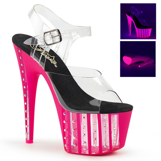 Pleaser Sandali da donna ADORE-708vlrs CLR / Neon H. rosa